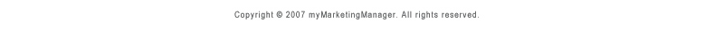myMarketingManager- We Manage Your Marketing-So You Manage Your Business